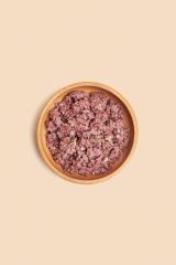 Contenuto del cibo umido per cani con carne d'agnello